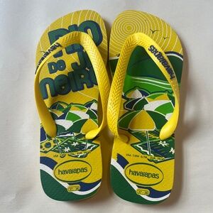 Havaianas Rio De Janeiro BrazilCopacabana Ipanema Beach Flip Flops Slides 7-8